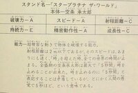ジョジョの奇妙な冒険のスタンドのステータス 画面の 持続力 ってなんです Yahoo 知恵袋