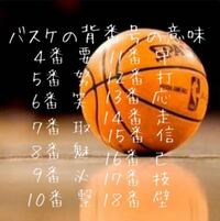 中学 バスケ背番号の意味 バスケの背番号の意味について教えてくださいっ Yahoo 知恵袋