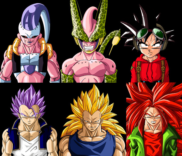 ドラゴンボールAFのキャラらしいのですが。右上のキャラは誰ですか