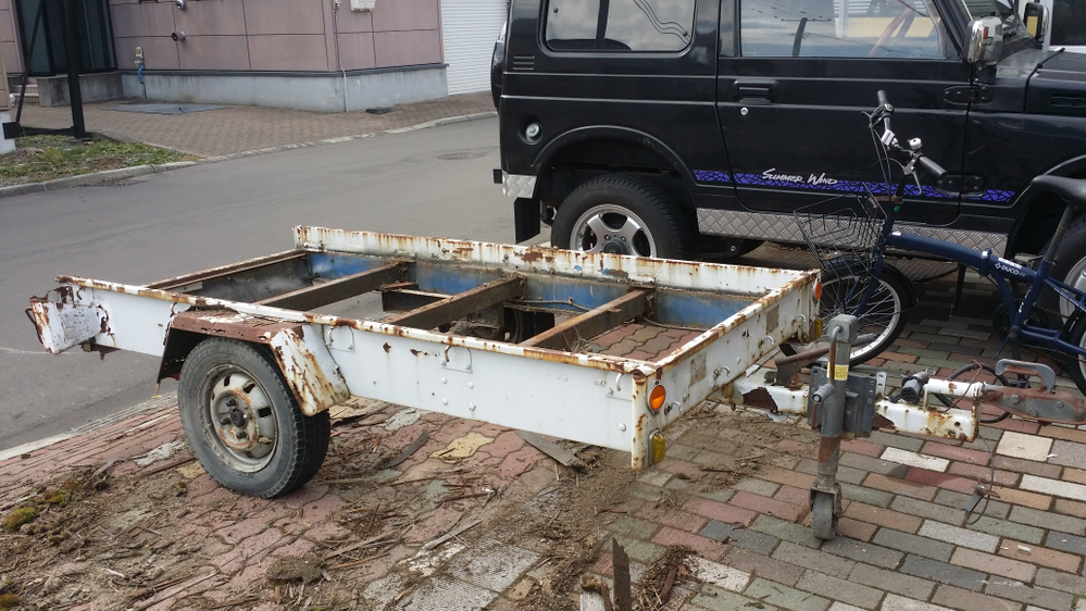 軽トレーラー - ホクサツのHCT-55なんですが、余りにも錆がひどく 