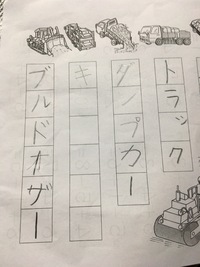 小学1年の問題です 電車のようなこの乗り物は カタカナ6文字 Yahoo 知恵袋