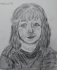 人物画です 鉛筆で描きました コメント下さい 衣服の織 Yahoo 知恵袋