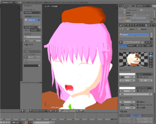 Blenderでテクスチャペイントが全く反映されません 現在 キャラ Yahoo 知恵袋