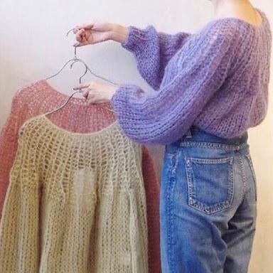 こういうモヘアのざっくりしたセーターの編み図や 本などを知ってる方教え Yahoo 知恵袋