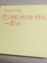 Travelingは何詞ですか 辞書の読み方もよく分か Yahoo 知恵袋