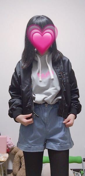 中2女子です こんな感じに薄い生地で長い丈のパーカーをボトム Yahoo 知恵袋