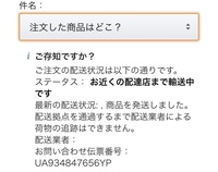 配送業者yanwenについてです 10 10にamazonで商品を注文 Yahoo 知恵袋