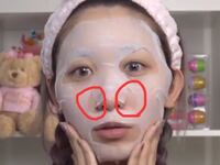 ルルルンのフェイスパックだと写真のように鼻の横がかなり開いてしまうので Yahoo 知恵袋