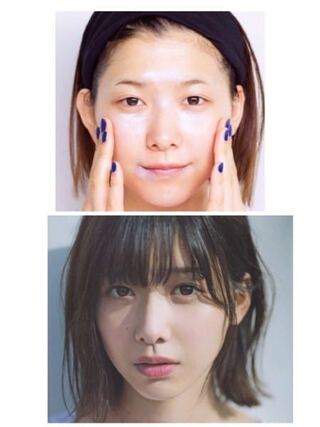 上が欅坂46の渡邉理佐のすっぴんだけど変わらないよね これ本当に Yahoo 知恵袋