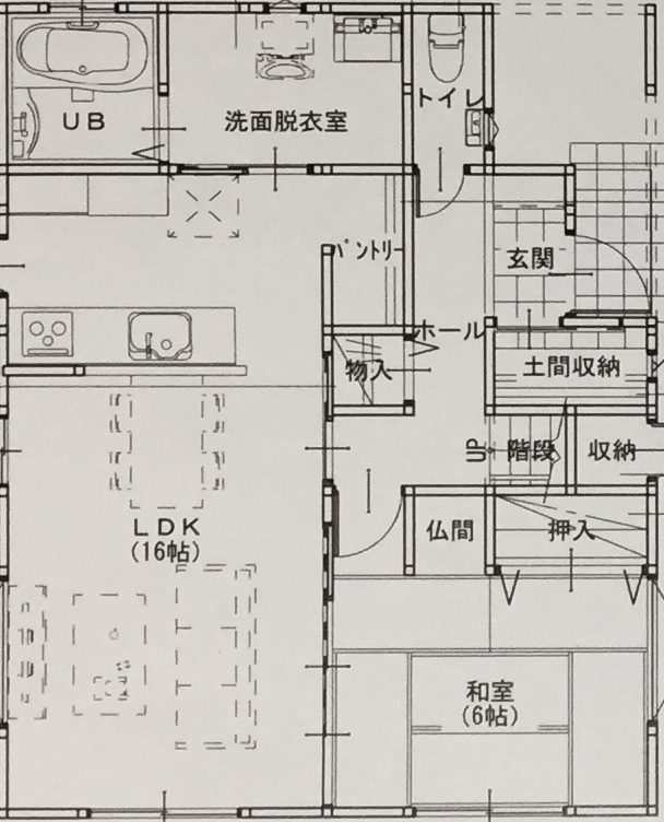 北東の欠けがある家。風水など全く知らず住みやすい配置だけを考えて 