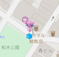 ポケモンgoのサーチアプリの地図ですが この赤紫のポケモンの名称を教え Yahoo 知恵袋