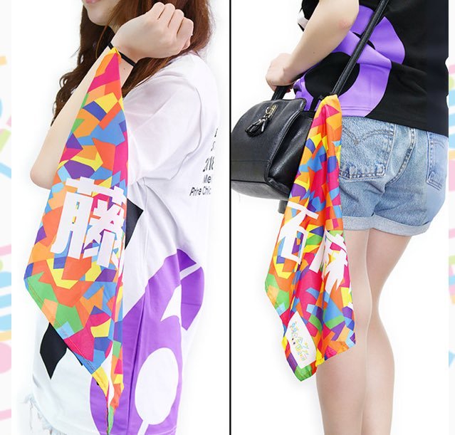 乃木坂46ライブグッズ個別フラッツの身に付け方についてです Yahoo 知恵袋