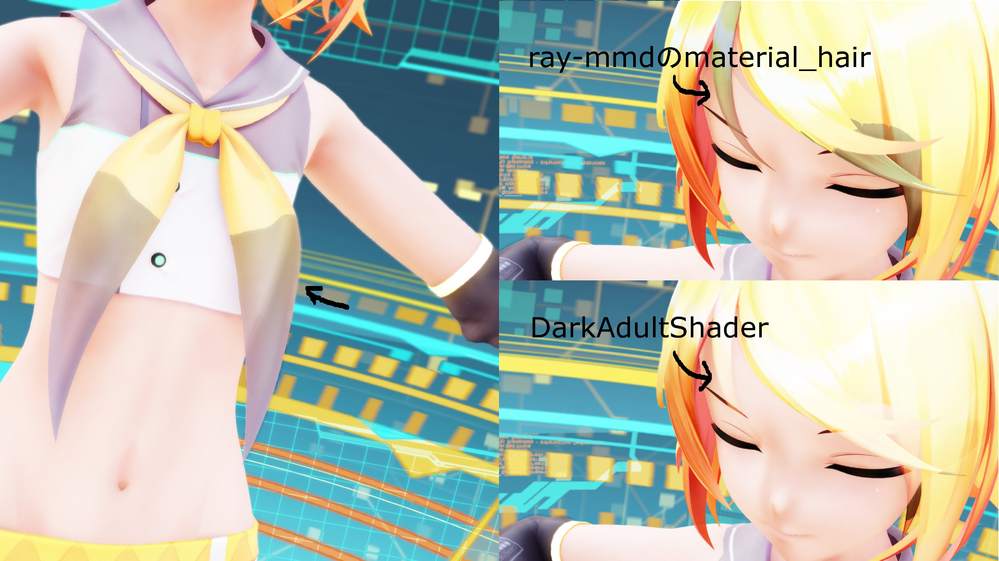 MMDに関する質問です。 - Ray-mmdとモデルの相性についてで - Yahoo 