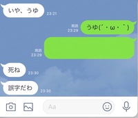 LINEでやたら誤字が多い人って、こちらに対して気持ち的にかな 