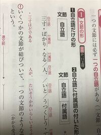 中学2年の文法について 自立語 付属語 質問です 明日期末があるので早めの回答 Yahoo 知恵袋