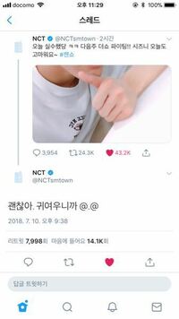 韓国語上のツイートの시즈니とはなんですか Nctuのフ Yahoo 知恵袋