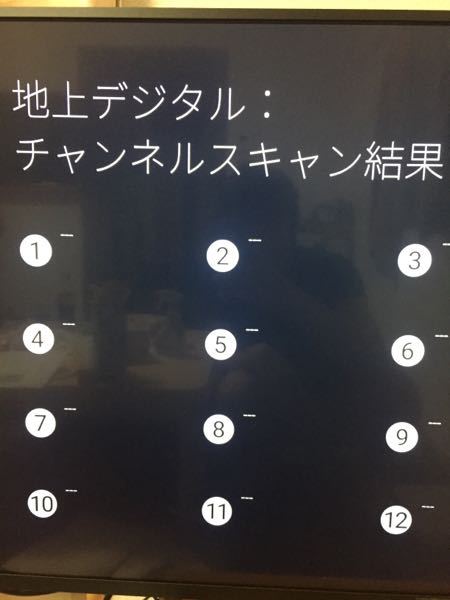 テレビのBSは映るのに地デジが映らなくて困ってます。対処法を教えて