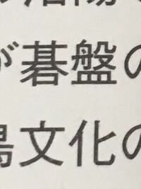 漢字 読み方 添付した写真の、文化の上の漢字の読み方を教えてください。