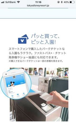 ディズニーリゾートアプリって ディズニーストアなどで購入したチケ Yahoo 知恵袋