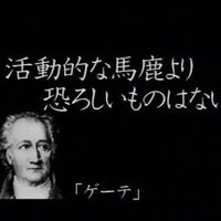 ゲーテの名言で 活動的な馬鹿ほど恐ろしい者はいないとありますがど Yahoo 知恵袋