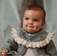 このあかちゃんの着ているニットのフリル部分の編み方ってわかる方いますか Yahoo 知恵袋