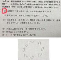 秘書検定二級 １ の問題答えは ロの字型 なのですが丸のような形 Yahoo 知恵袋