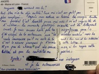 フランスにいる方から手紙が届いたのですが 全く読めません Yahoo 知恵袋