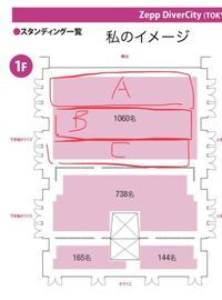 Zepptokyoでのライブの整理番号がa300番台でした ここは Yahoo 知恵袋