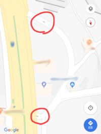 Googleマップの見方についてお伺いします 赤丸で囲 Yahoo 知恵袋