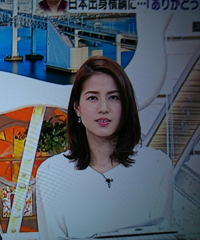 めざましテレビの永島優美アナウンサーの髪型 髪は下ろして前髪なし 参考url Yahoo 知恵袋