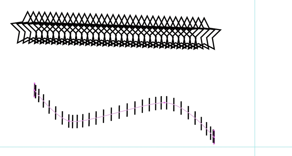 イラストレーターのブレンド機能 軸を置き換えるで図形が等間隔 Yahoo 知恵袋