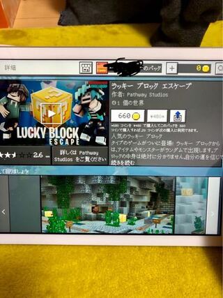 甥っ子がマイクラ Ipad でラッキーブロックエスケープを4 Yahoo 知恵袋