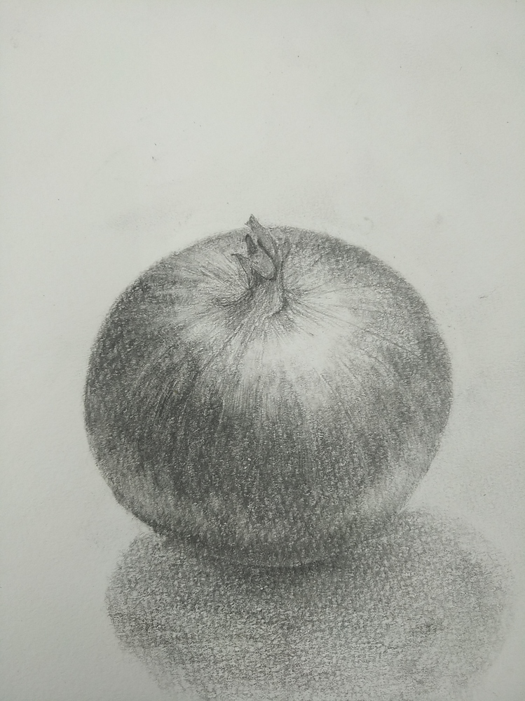 玉ねぎの質感がうまく表現できませんアドバイスお願いします。他の改善