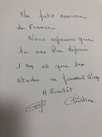 フランス語で手紙が来ました 筆記体が読めなくて辞書で調べられません 和 Yahoo 知恵袋