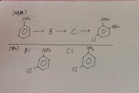 写真で示すニトロベンゼンを出発原料とする5 クロロ 2ニトロアニリンの Yahoo 知恵袋