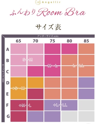 ふんわりルームブラのサイズについて私は普段のブラサイズはf65です ふ Yahoo 知恵袋