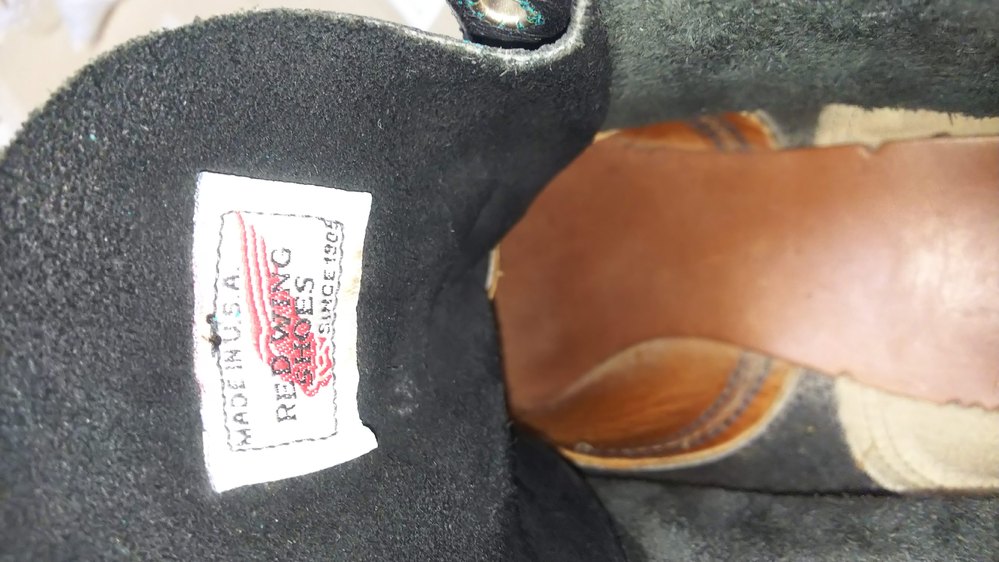RedWing8179について質問です。先日、古着屋で8179を購入し - Yahoo