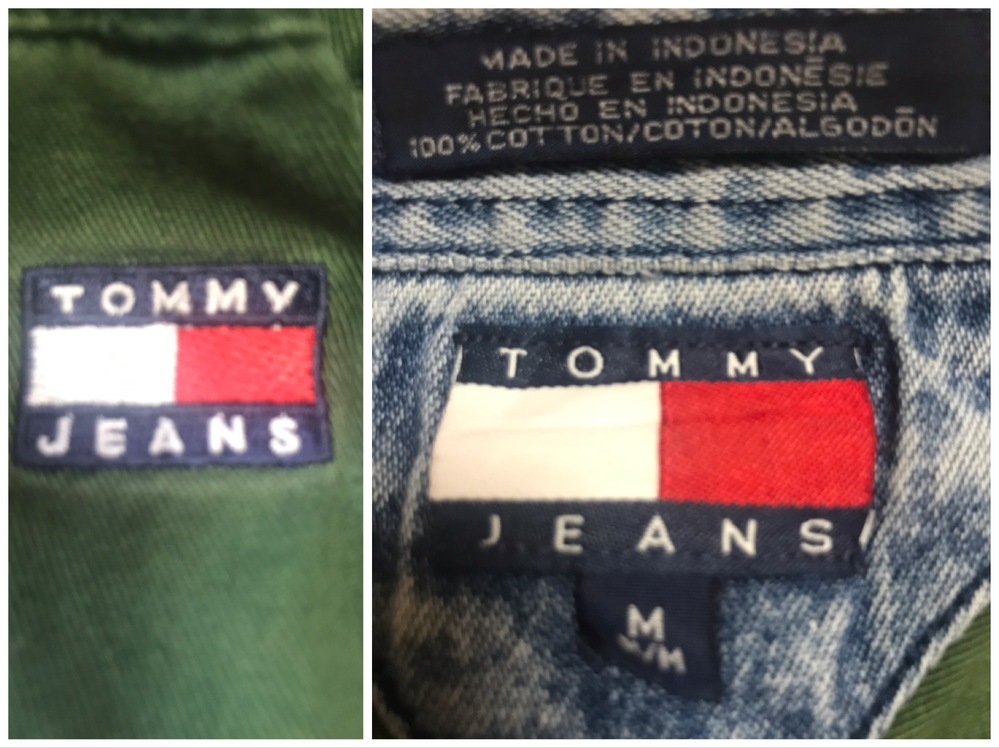 先日、古着屋でTommyhilfigerの服を買ったのですが、よく見た 