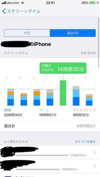 スマホ依存症ですか 週合計70時間ほどで気づいたらスマ Yahoo 知恵袋