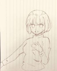 イラスト腕を曲げてピースをしているイラストを書きたいのですが Yahoo 知恵袋