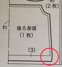 縫い代なし型紙に縫い代をつける作業をしています ここの角の部分 Yahoo 知恵袋