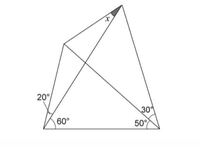 角度問題です 一見 簡単そうですがかなりの 難問 難角 です どなたか Yahoo 知恵袋