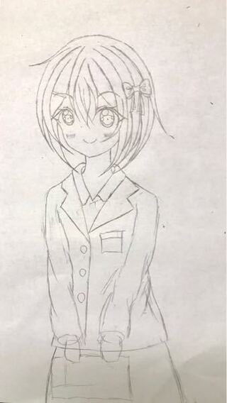 アニメイラストについてです こんな感じの本を持ってるイラストを描きたい Yahoo 知恵袋