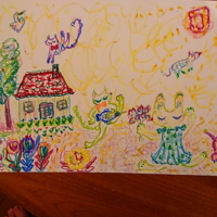 子供が書いた絵にみえますか 子供の絵にしては運筆力があ Yahoo 知恵袋