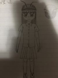 このイラスト 中学3年生のレベル的に終わってますか 手で影をつくった Yahoo 知恵袋