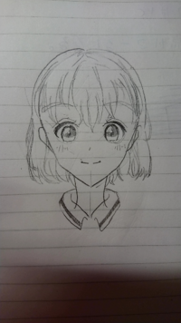 イラスト初心者です 髪の毛の練習しているのですが 改善点など Yahoo 知恵袋
