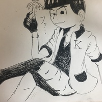 おそ松さんのカラ松は ジト目 半目 になるとき他の兄弟と目の描かれ方が違うよ Yahoo 知恵袋