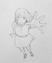 イラストの評価 赤ペン等お願いします 宿題のポスターを描いていた Yahoo 知恵袋