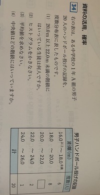 ヒストグラムの平均値の求め方教えて下さい ヒストグラムから Yahoo 知恵袋