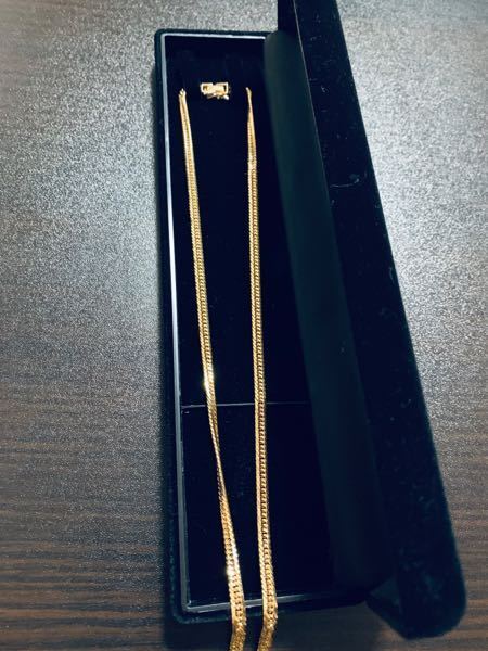 ドンキホーテ　18金リング　ほぼ未使用 ドンキホーテでk18の8面カットのネックレスを買ったんですが